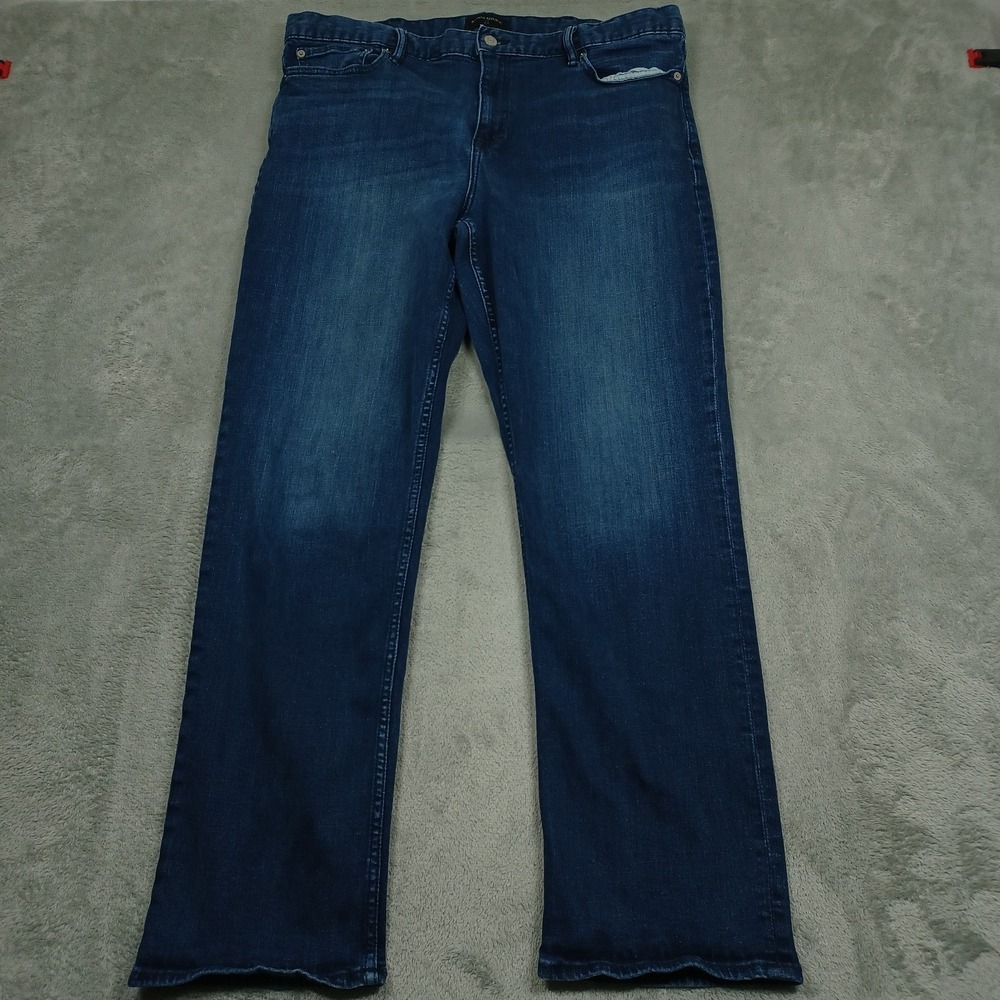 Banana Republic Jeans Men 38x32 Blue Denim Slim Fit Straight Pockets‎ Casual